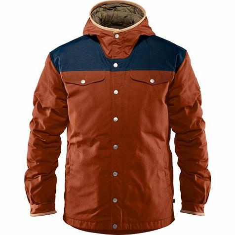 Fjällräven Udsalg Dunjakke Herre Greenland Orange PKVL02496